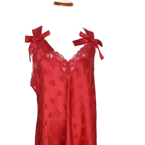 Solange Other - Solange 18/20❤Red Hearts Lingerie Lace Vneck Slip❤
